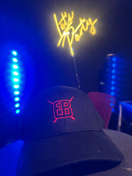EB Baseball cap black and Pink