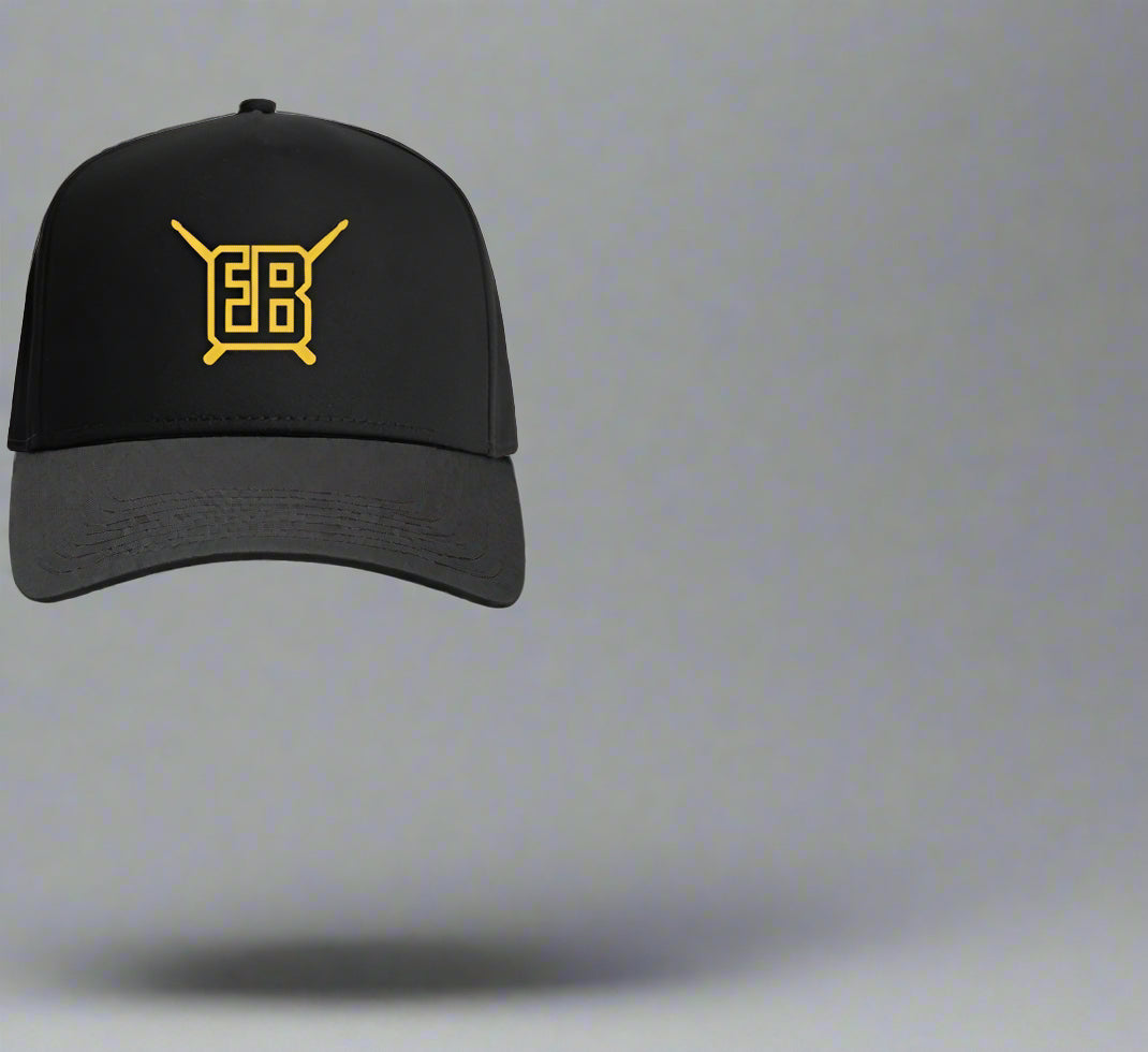EB Baseball cap black and yellow
